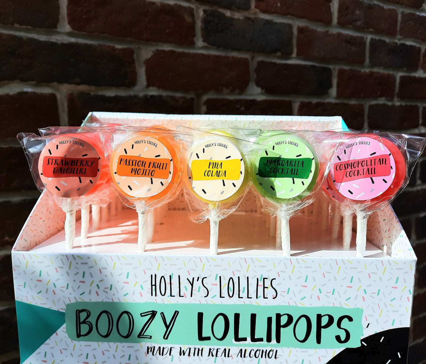 Boozy Lollypop With Real Alcohol