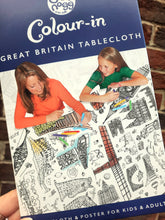 Load image into Gallery viewer, Great Britain Colour-In Giant Poster/Table Cloth
