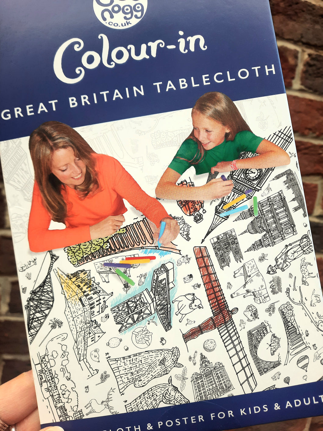 Great Britain Colour-In Giant Poster/Table Cloth
