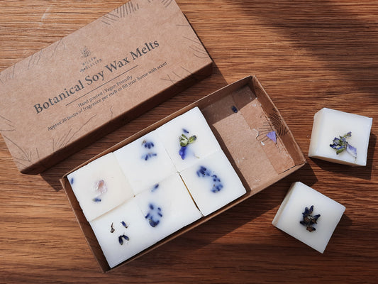 Dried Flower Soy Wax Melt Gift box - 6 Mixed Scents To Choose From