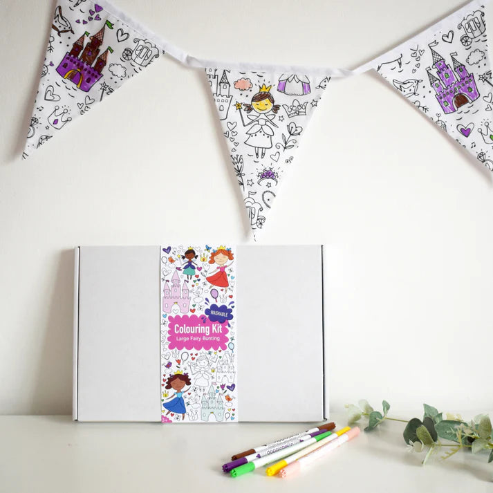 Large Washable Colour In Bunting Kit - Fairy