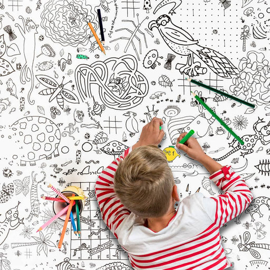 Puzzle Time Colour-In Giant Poster/Table Cloth