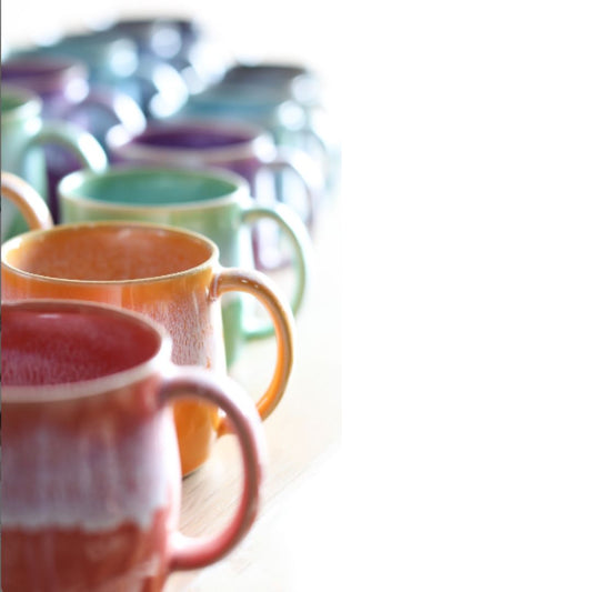 Handmade Coffee Mugs - Multiple Colour Options