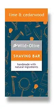 Shaving Bar Lime & Cedarwood Soap - 2 Size Options