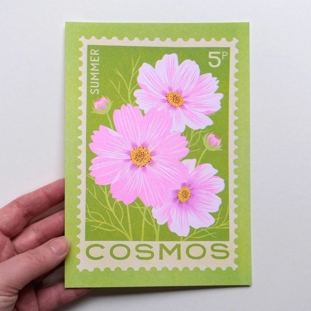Cosmos A5 Risograph Print