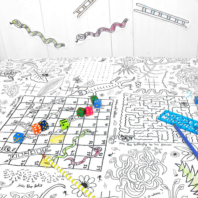 Puzzle Time Colour-In Giant Poster/Table Cloth