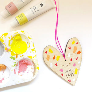 All The Love Heart Decoration
