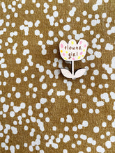 Load image into Gallery viewer, Flower Girl Pin Badge
