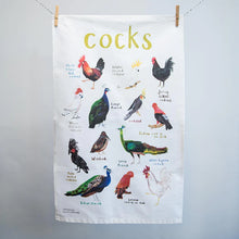 Load image into Gallery viewer, Cocks Cotton Tea Towel
