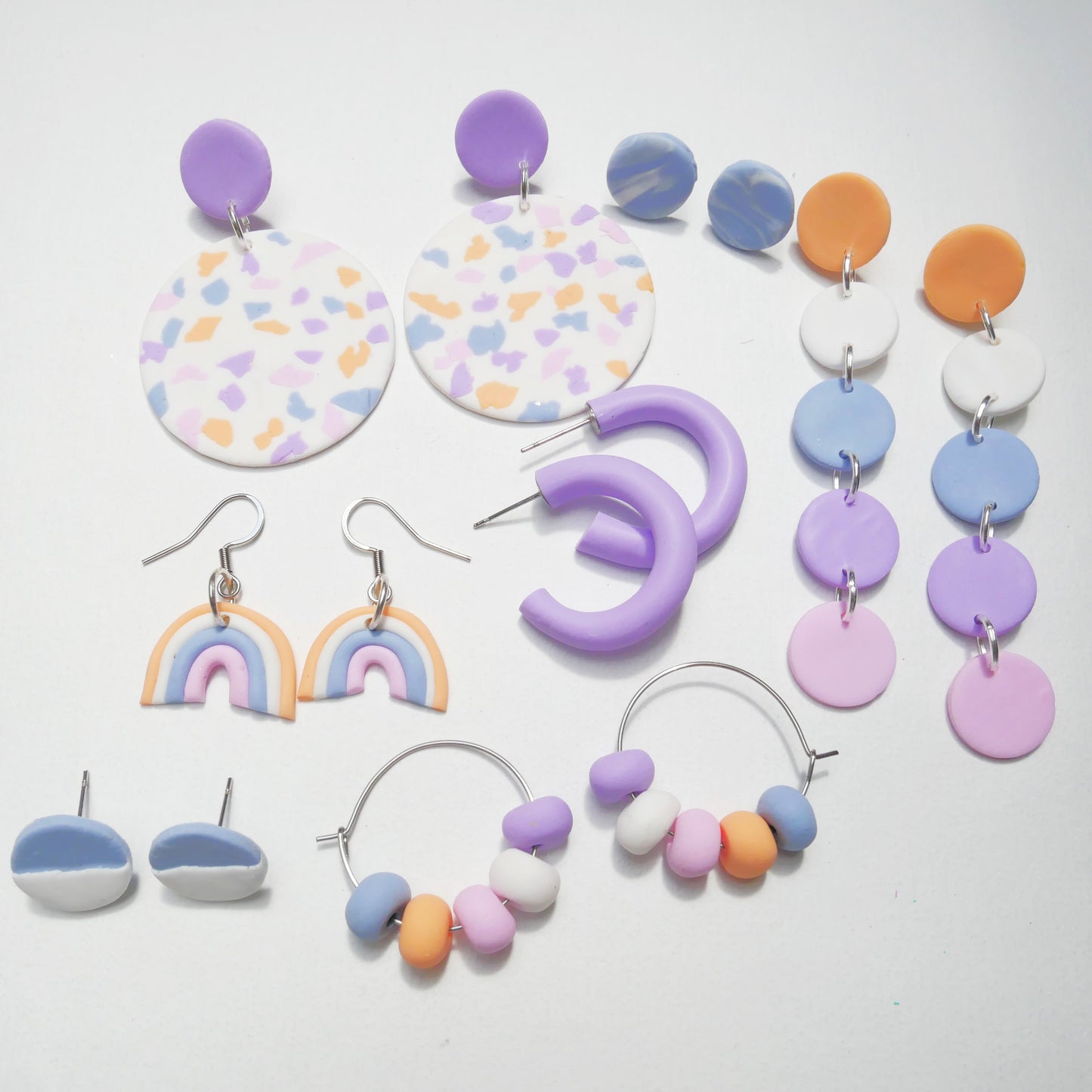 Create, Bake and Make Polymer Clay Earrings Kit - Pastels