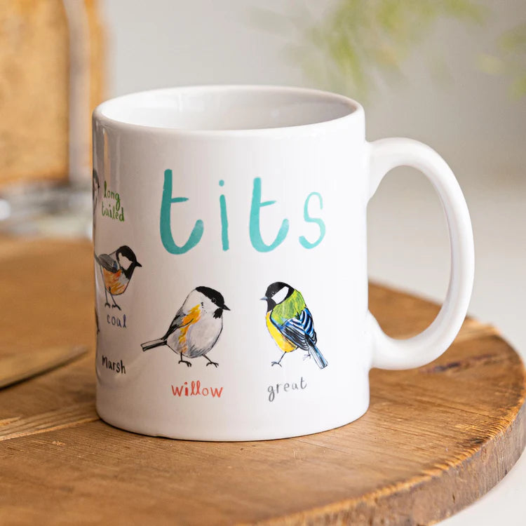 Tits Ceramic Bird Mug