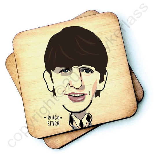 Ringo Starr Wooden Coaster