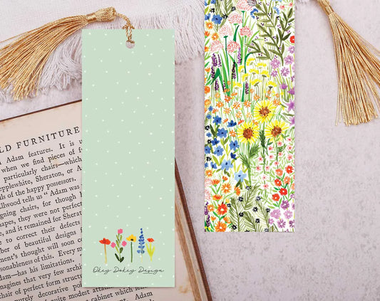 Flower Meadow Bookmark