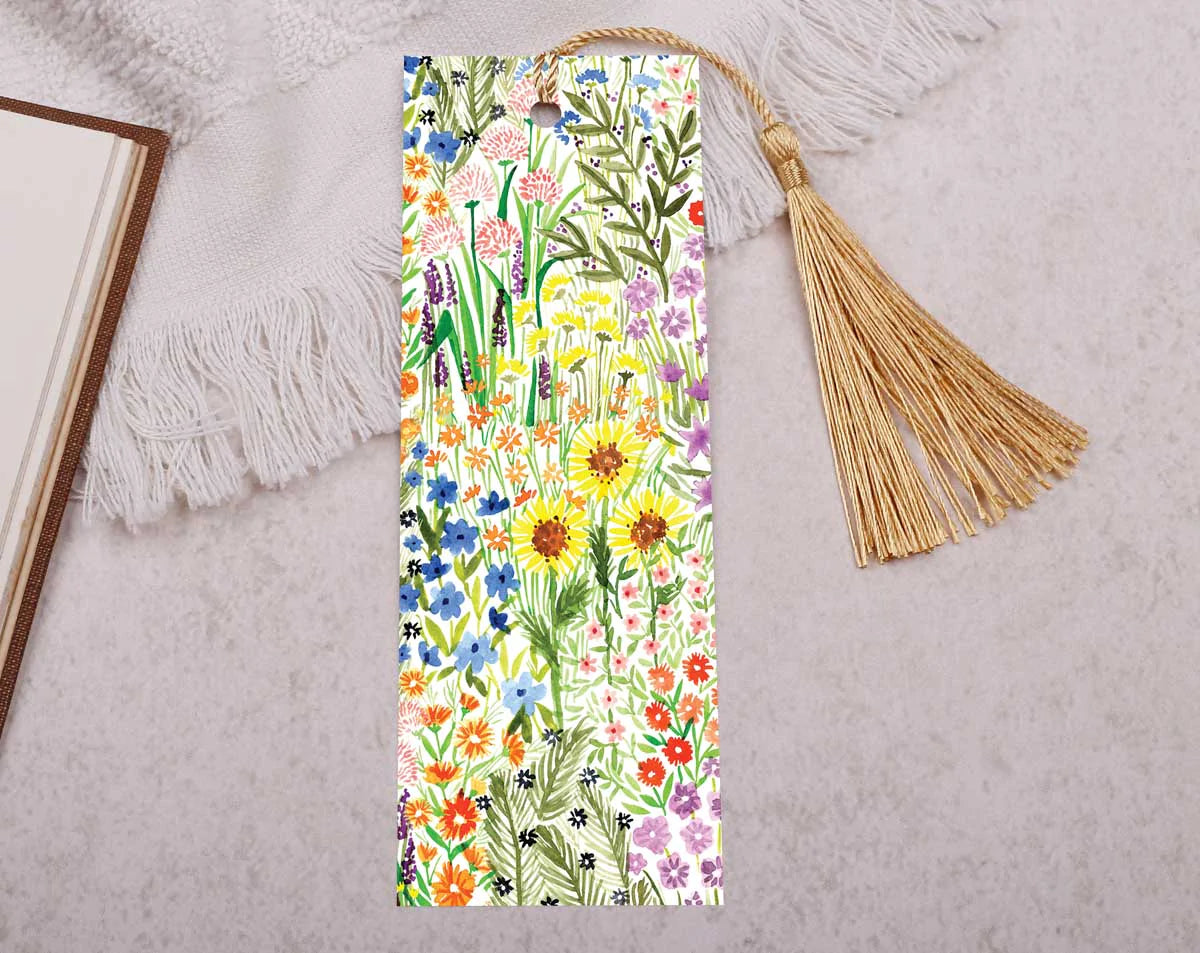 Flower Meadow Bookmark