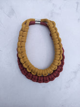 Load image into Gallery viewer, Recycled Cord Super Chunky Macrame Necklace
