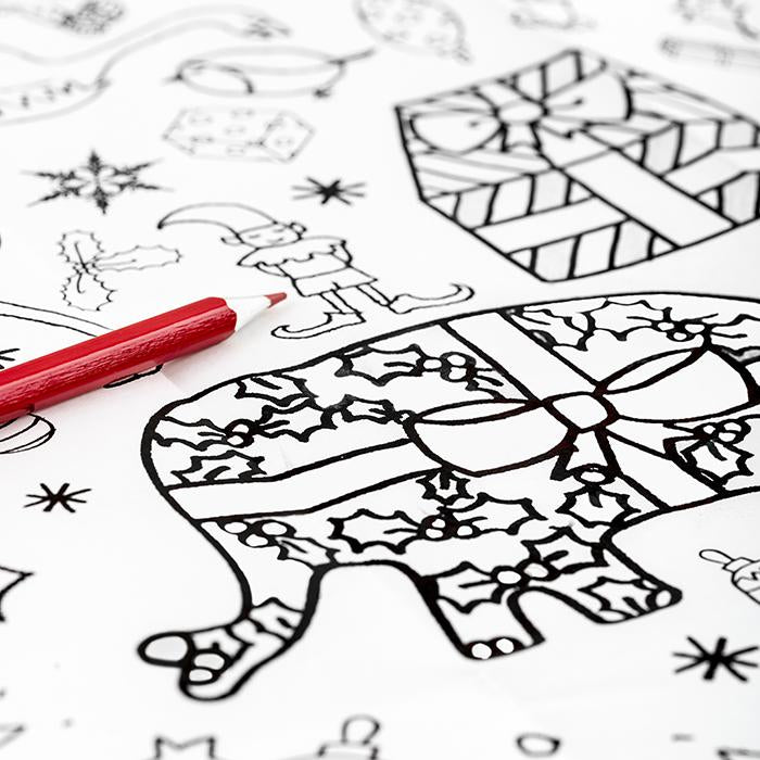 Christmas Colour-In Giant Poster/Table Cloth
